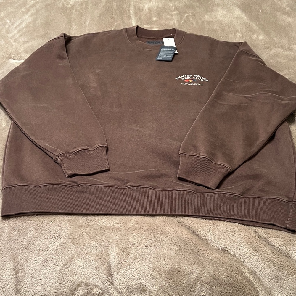 New Mens XXL ABERCROMBIE AND FITCH Oversized Crewneck.